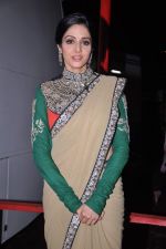 Sridevi snapped in Sabyasachi Dress on the sets of KBC on 18th Sept 2012 (23).JPG